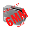 10 Pack 6+mm Glass Clamps