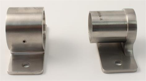Two Piece Stainless Steel Post Holder