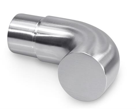 90º Scroll End Bend Balustrade Tube Connector