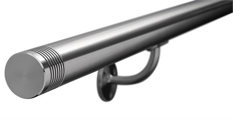 Stainless Steel Handrail c/w MultiGroove Ends
