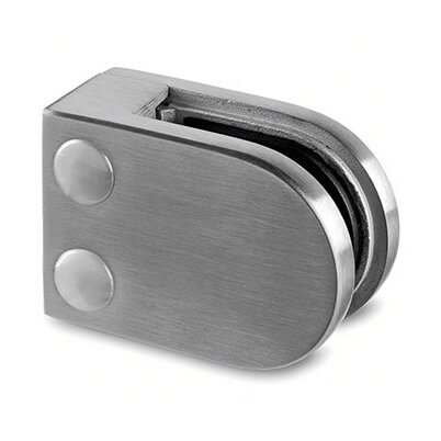 Glass Clamp Flat Stainless Steel
